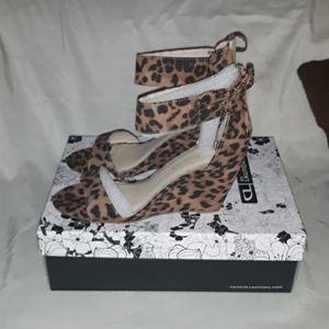 CL Corie Leopard Sandal
